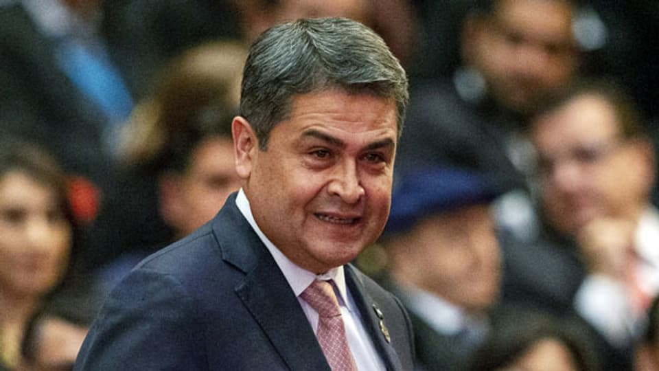 Der honduranische Präsident Juan Orlando Hernandez.