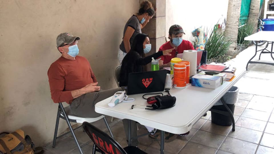 Die US-Hilfsorganisation GRM betreibt im Stadtzentrum von Matamoros ein Ambulatorium, wo sich Migrantinnen und Migranten kostenlos behandeln lassen können.