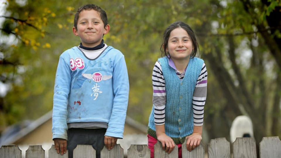 Rumänische Kinder auf dem Land. Symbolbild.
