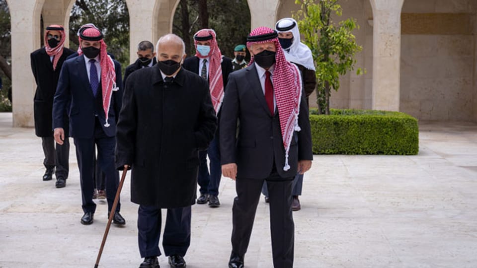 Die königliche Familie feierte am 11. April 2021 das 100jährige Bestehen des Königreichs in Amman, Jordanien.