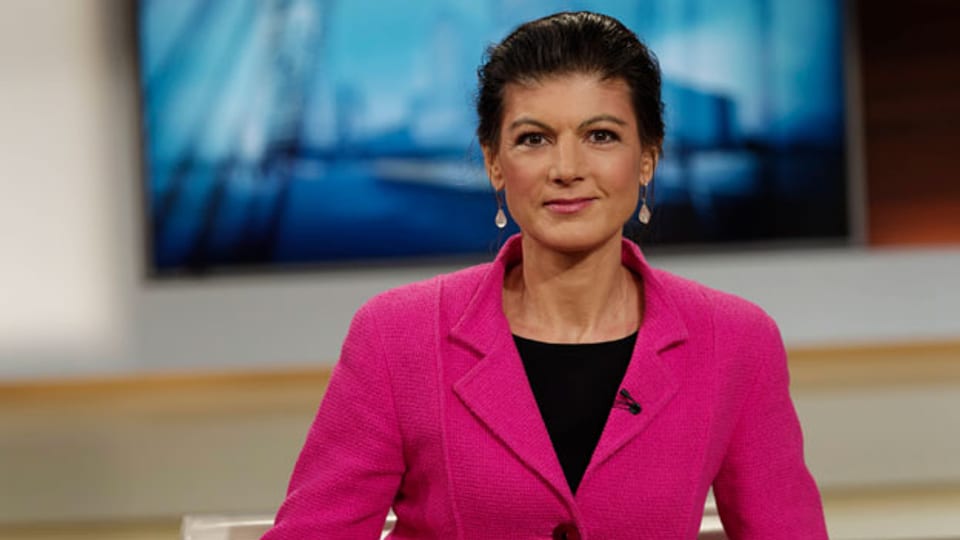 Sahra Wagenknecht, deutsche Links-Politikerin.