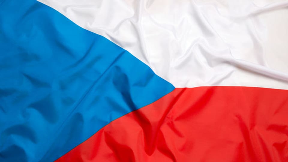 Flagge der Tschechischen Republik.