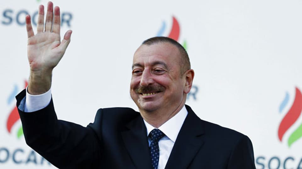 Ilham Aliyev, Präsident von Aserbaidschan.