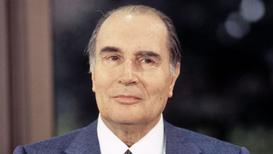 Der frühere französische Staatspräsident François Mitterand. Archivbild von 1986.
