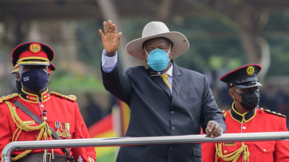 Yoweri Museveni, Präsident von Uganda.