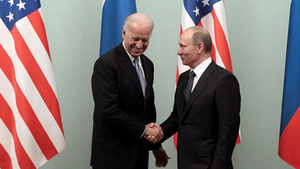 US-Präsident Joe Biden (links) und Russlands Präsident Wladimir Putin.