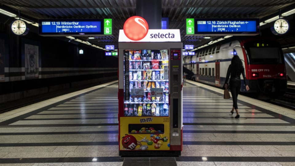 Selecta-Automat im Hauptbahnhof Zürich.