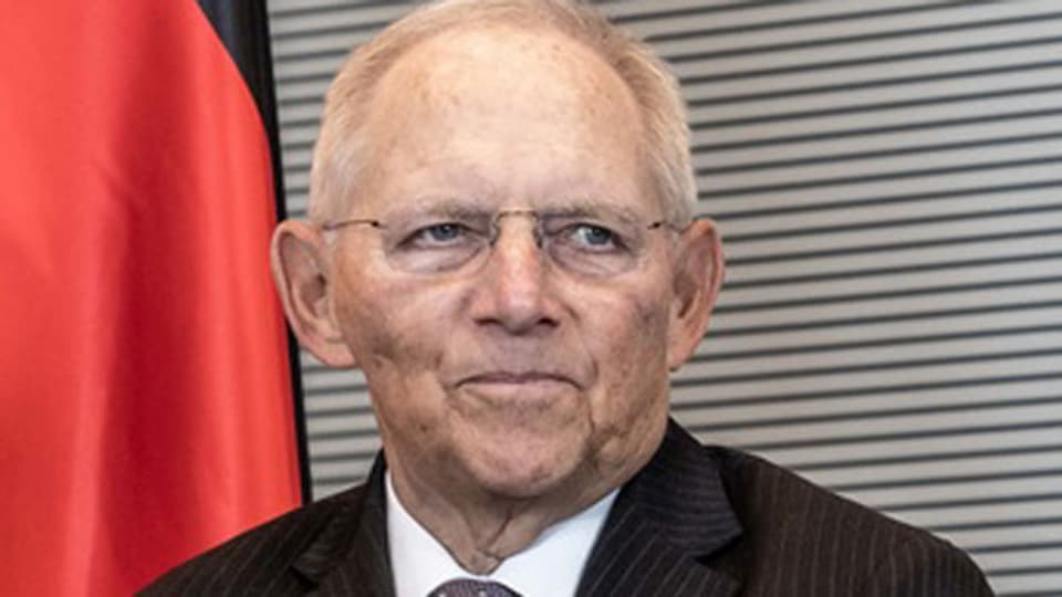 Wolfgang Schäuble (CDU), Bundestagspräsident.