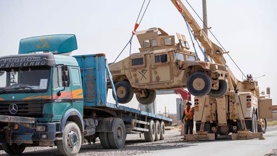 US-Truppen bereiten sich auf Abzug aus Afghanistan vor am 2.7.2021.