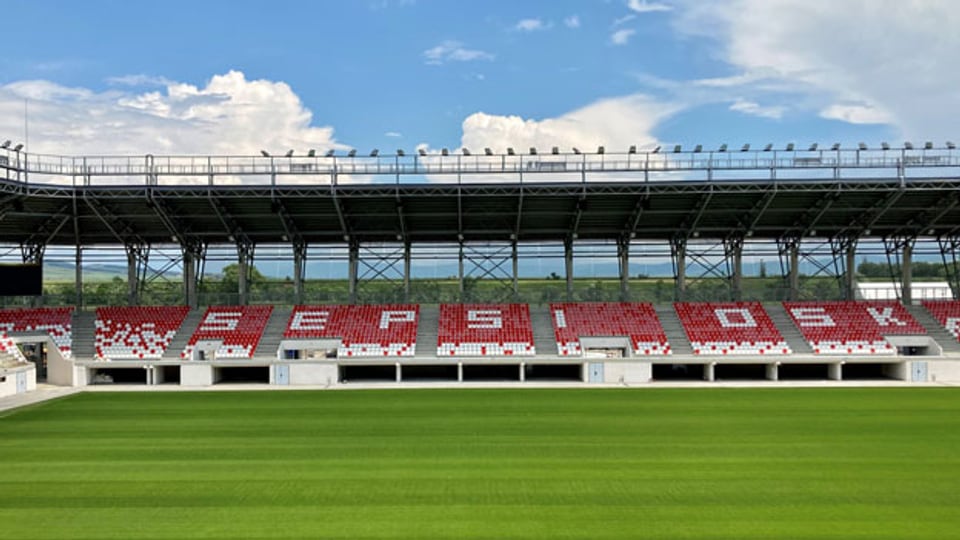 Das neue Stadion von Sepsi OSK im siebenbürgischen Sfantu Gheorghe.