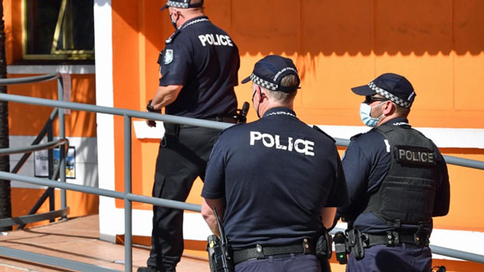Australische Polizei beim Einsatz.