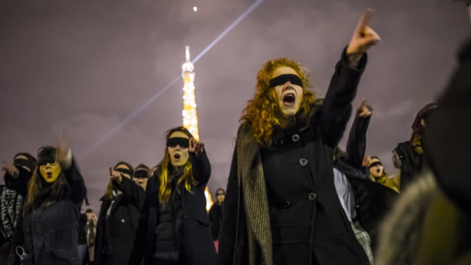 Frauen protestieren in Frankreich gegen sexuelle Gewalt