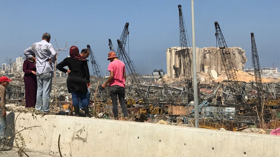 Beirut gleicht am Tag nach der Explosion einem Trümmerfeld.