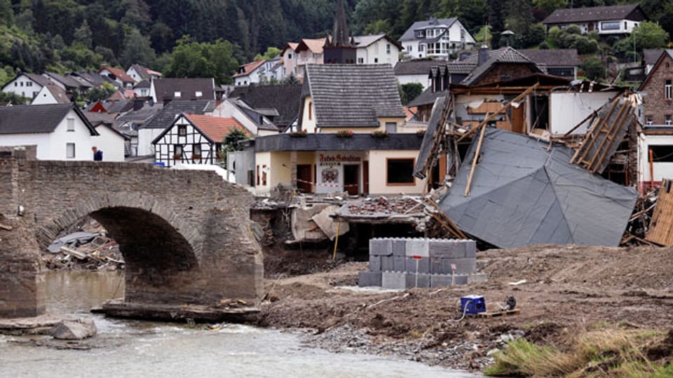 Jahrhunderthochwasser in Deutschland.