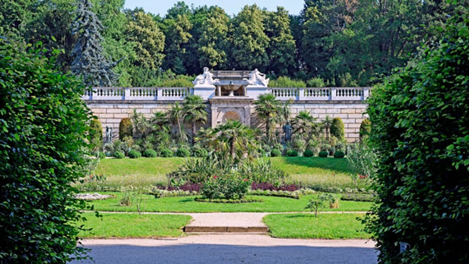 Der sizilianischer Garten im Schlosspark Sanssouci in Potsdam.