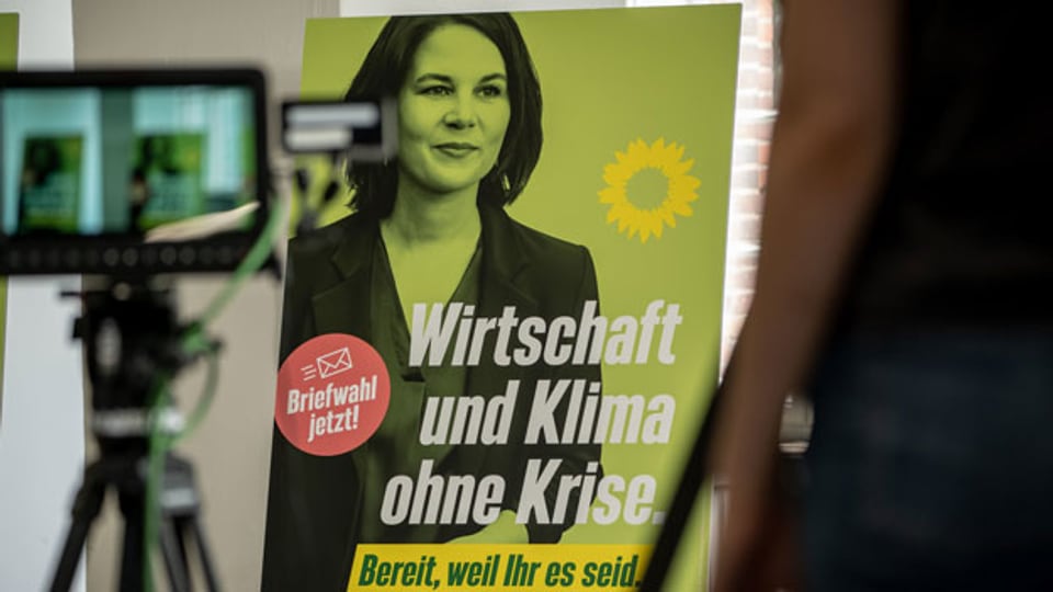 Wahlplakat der Kanzlerkandidatin Annalena Baerbock.