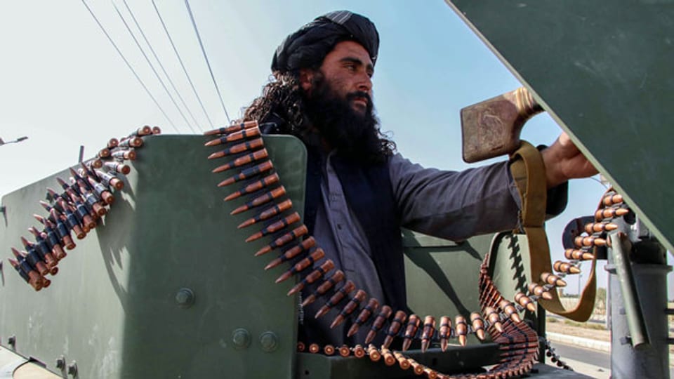 Taliban-Soldat in Kandahar, Afghanistan.