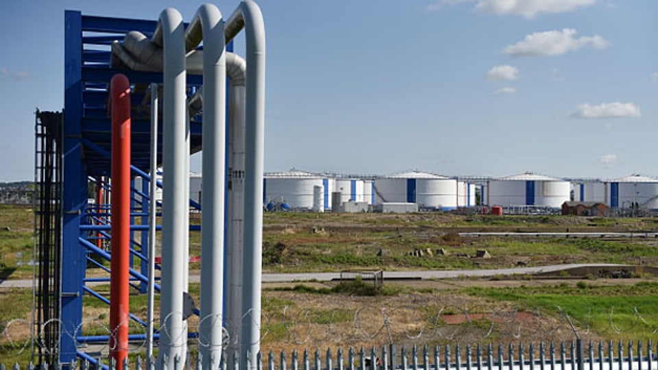Gaspipeline in Canvey Island, UK. Symbolbild.