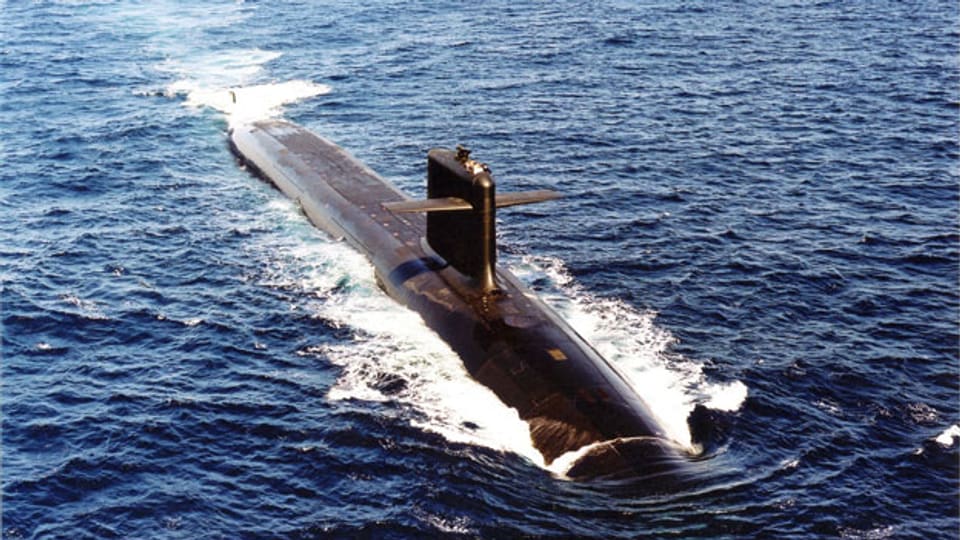 Ein französisches Atom-U-Boot.