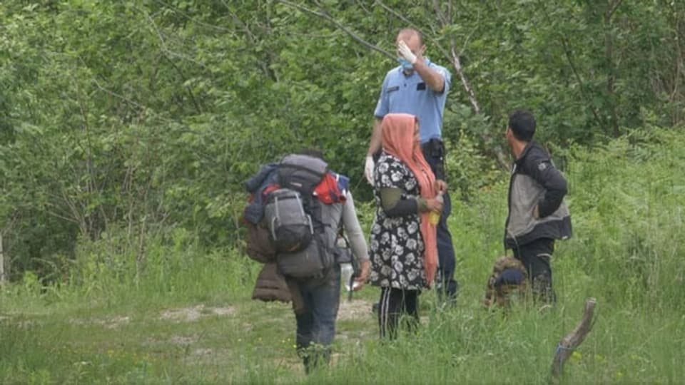 «Pushbacks» von Frauen und Kindern an der kroatischen Grenze.