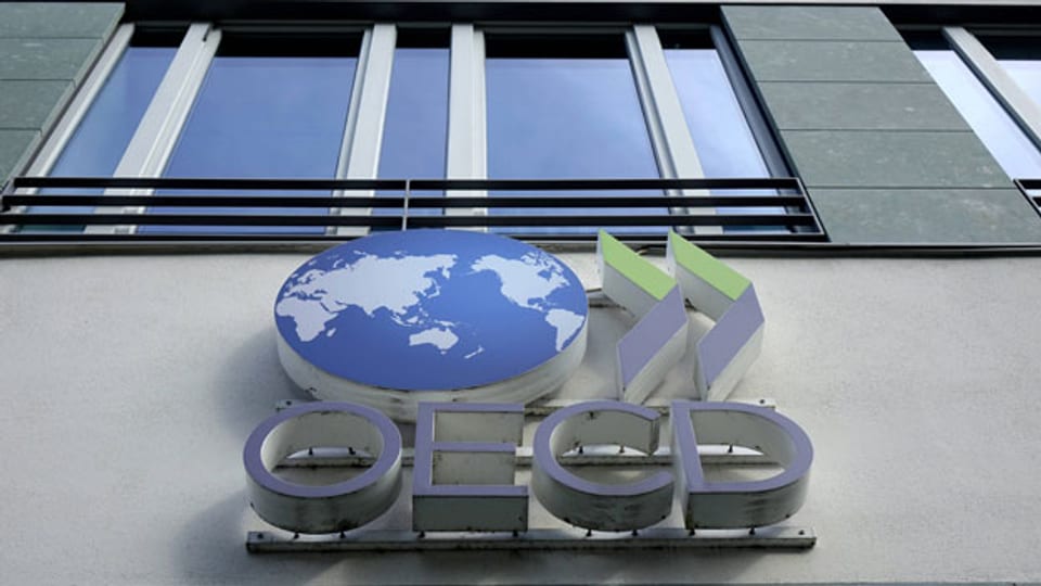 Symbolbild. Das Logo der OECD.