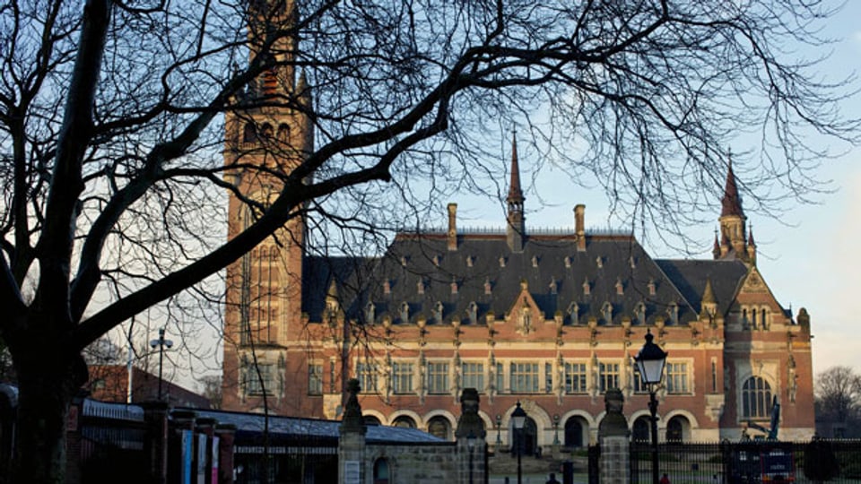 Der Internationale Gerichtshof in Den Haag, Niederlande.