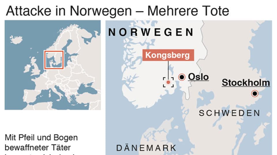 Attentat in Norwegen.