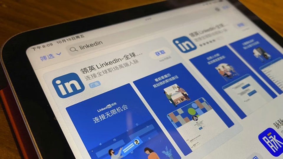 Linkedin verlässt China.