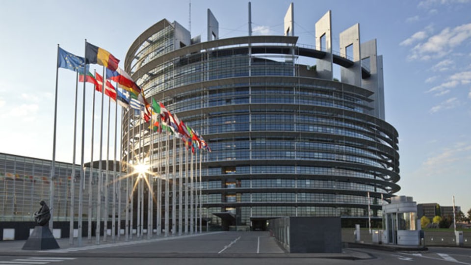 EU-Parlament in Strassburg, Frankreich.