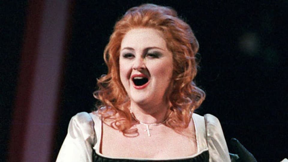 Edita Gruberova in Bellinis Oper «I puritani», am 15. November 1998 im Zürcher Opernhaus.