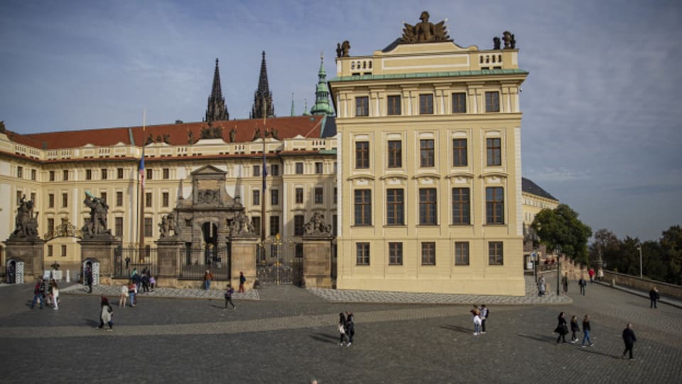 Die Prager Burg, Sitz des tschechischen Präsidenten.