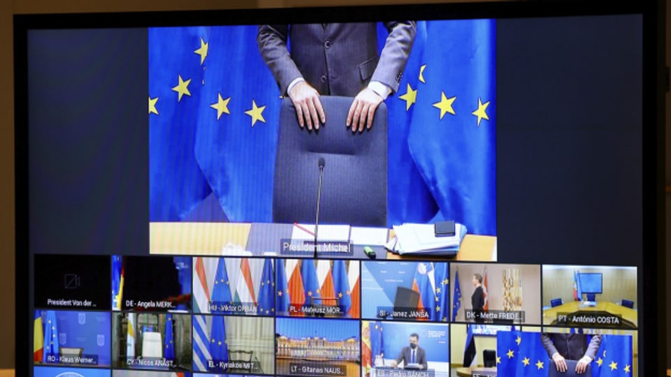 Der Video-Gipfel der 27 EU-Staats und Regierungschef am Abend brachte keine Lösung. Der Finanzstreit geht weiter.