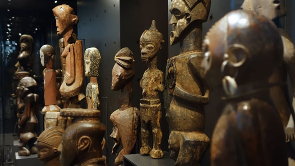 Afrikanische Stauten im Africa-Museum in Tervuren, Belgien. Symbolbild.