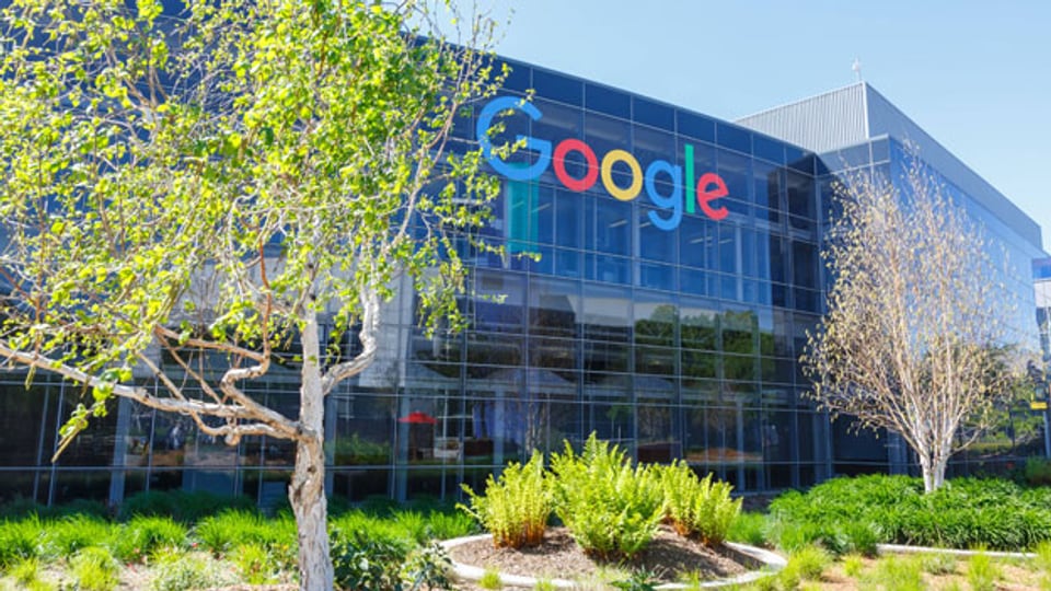 Google-Gebäude in Kalifornien.