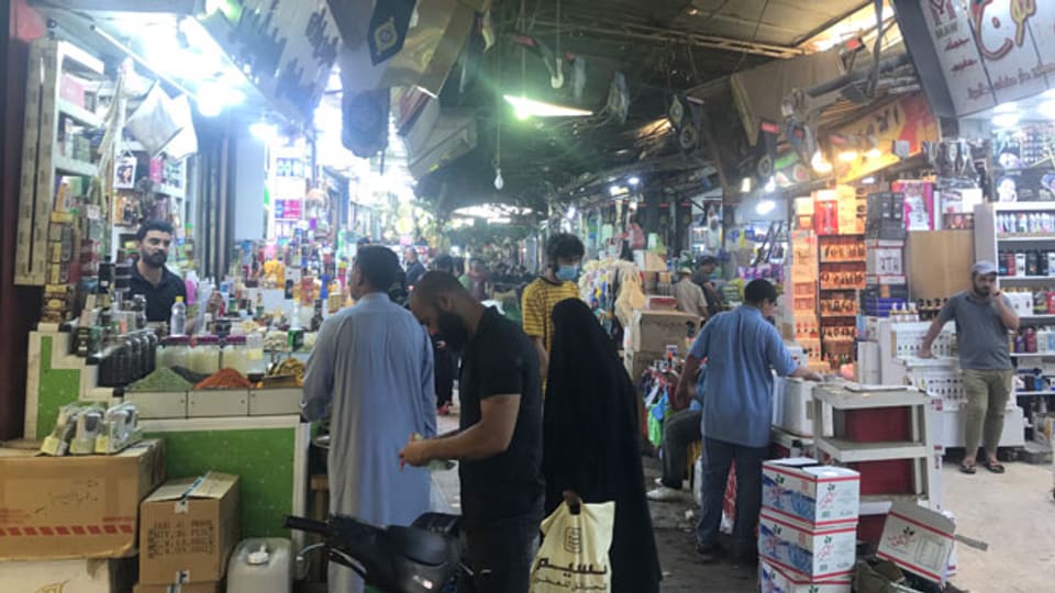 Der berühmte Markt von Basra.