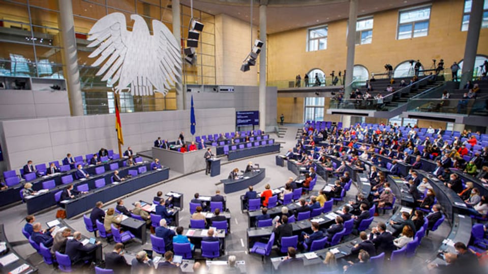 Der deutsche Bundestag.