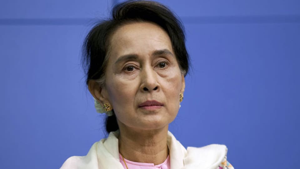 Aung San Suu Kyi, 2014 in Berlin Berlin.