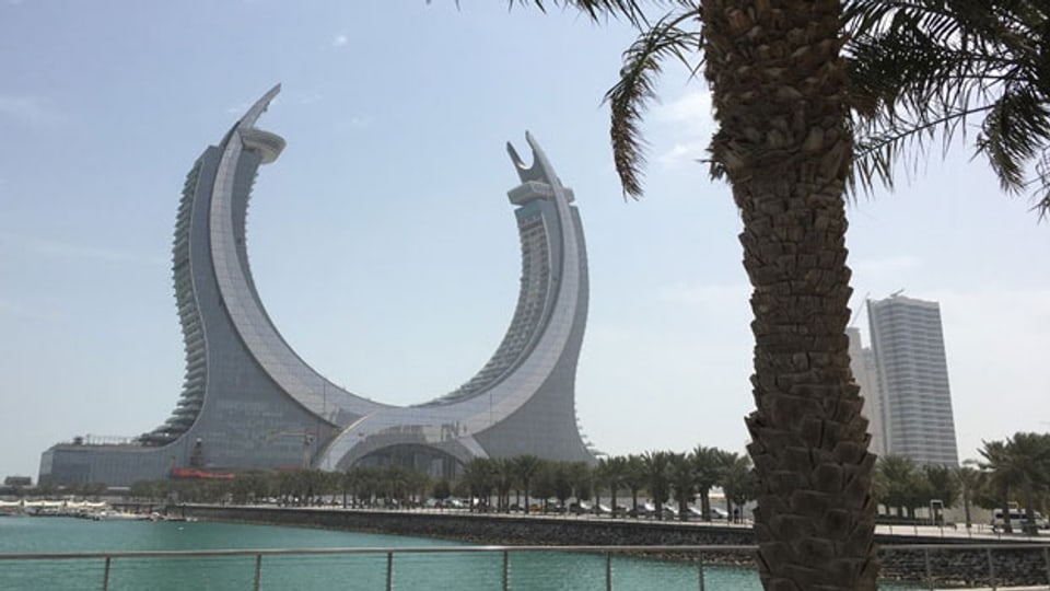 Katara-Towers: Doha macht sich chic für die Weltmeisterschaft .