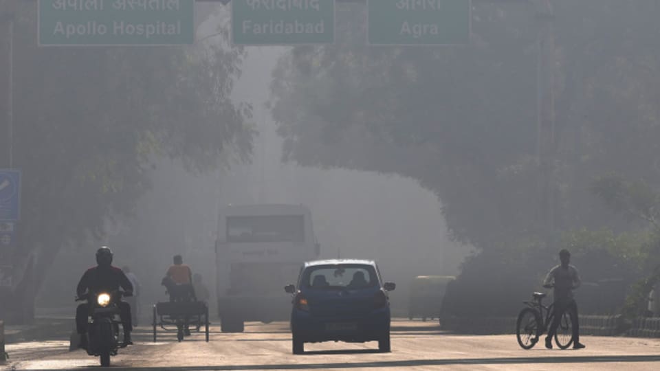 Dichter Smog in der indischen Hauptstadt Neu-Delhi.
