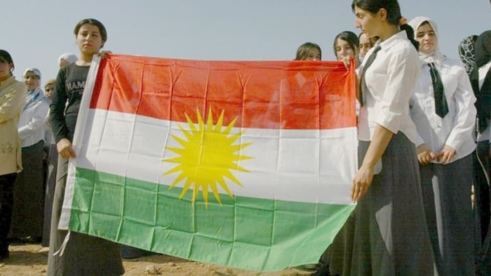 Die kurdische Fahne