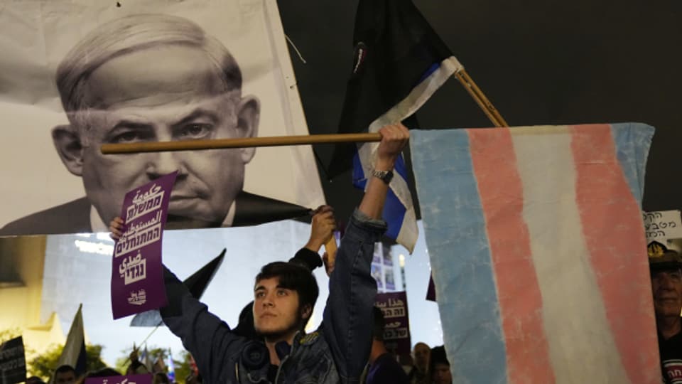 In Israel kam es am Wochenende zu grossen Demonstrationen gegen die neue rechte Regierung.