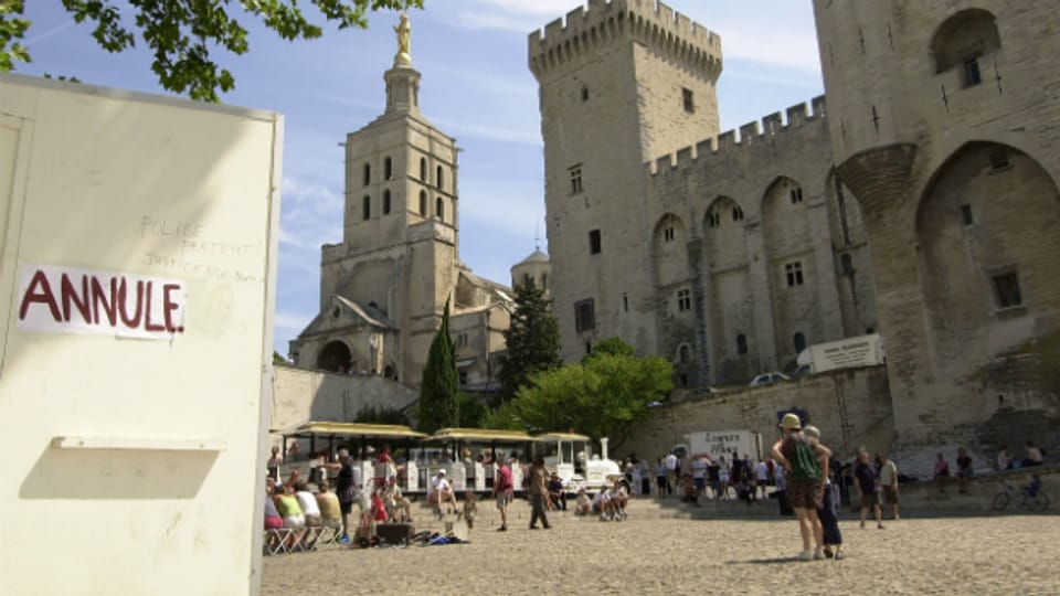 Theaterfestival Avignon: Und wieder droht ein Streik - wie schon im Sommer 2003.