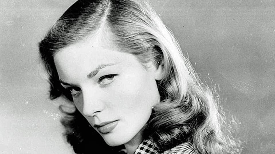 Lauren Bacall auf einem Foto von 1944.