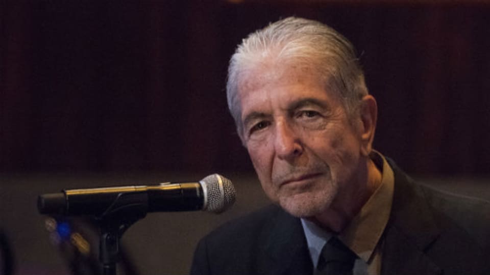 Leonard Cohen vor wenigen Tagen