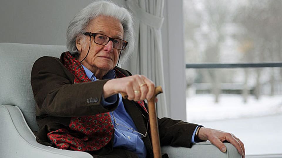 Ralph Giordano an seinem 90. Geburtstag, am 20. März 2014, in Hamburg.