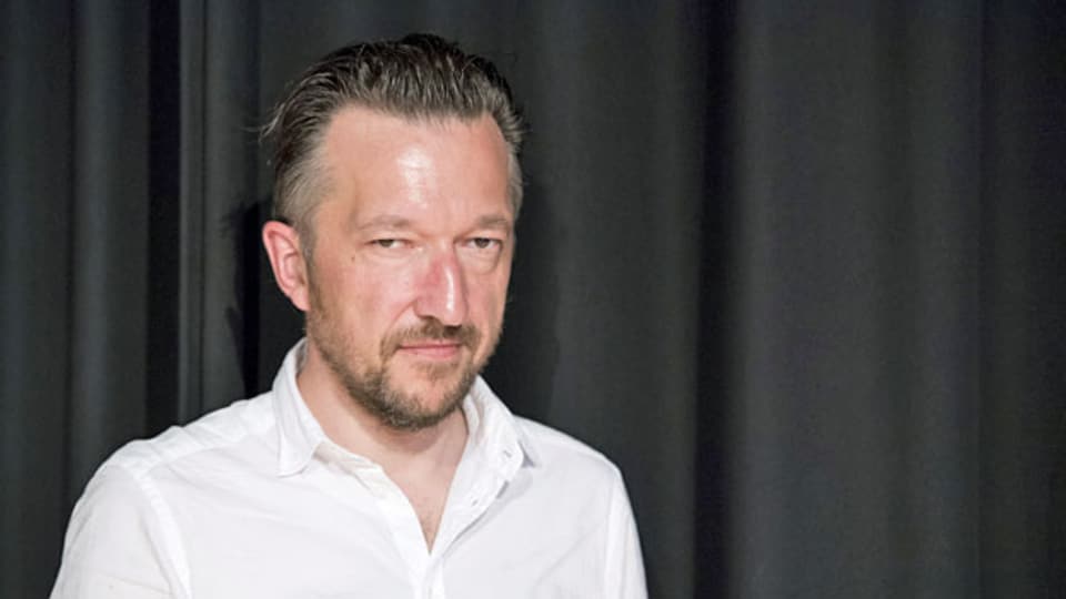 Der Schweizer Schriftsteller Lukas Bärfuss an den Solothurner Literaturtagen 2017.