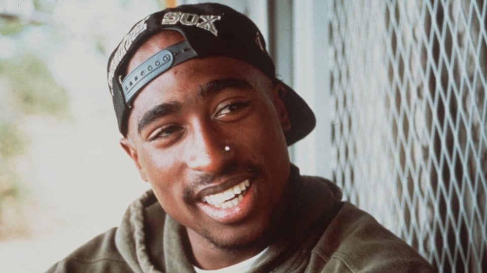 Rap-Musiker Tupac Shakur im Jahr 1993