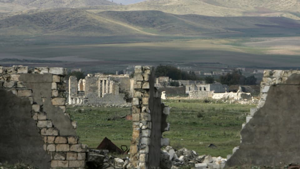 Der Krieg in der Region Berg Karabach verwüstete weite Landstriche.