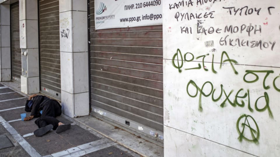 In Athen landen junge alleinstehende Flüchtlinge oft auf der Strasse.