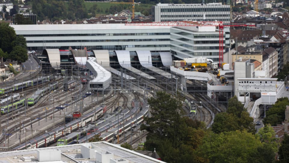 Dauert länger und wird teurer als geplant: Der Ausbau des Bahnhof Berns.